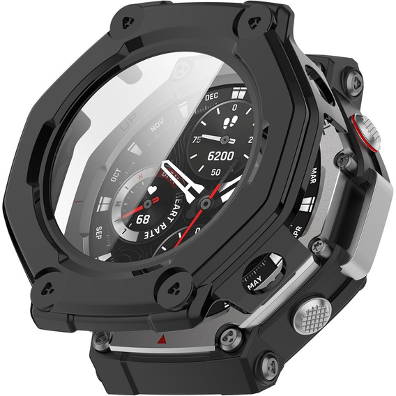 2 σε 1 Προστατευτική θήκη + Γυαλί ασφαλείας για Amazfit T-Rex 3