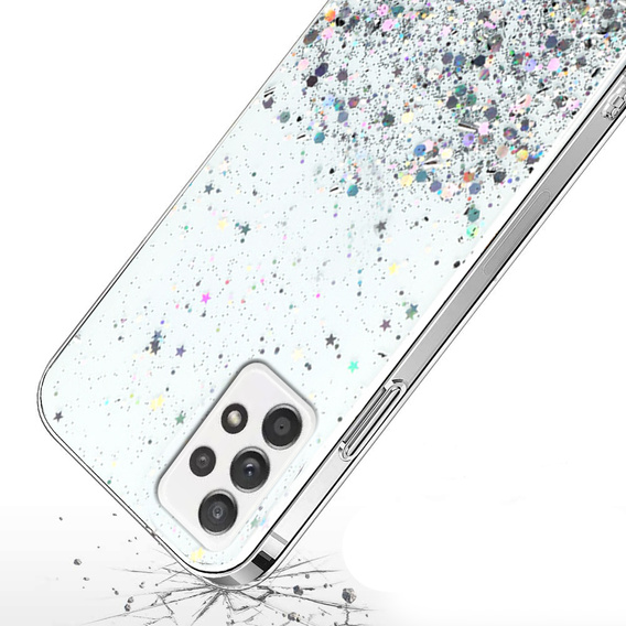 Θήκη για Samsung Galaxy A53 5G, Glittery, διαφανής