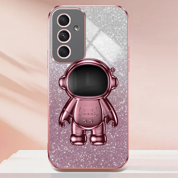 Θήκη για το Samsung Galaxy A55 5G, Glitter Astronaut, ροζ