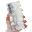 Η θήκη για Samsung Galaxy A36 5G / A56 5G, Feather, ασημένια