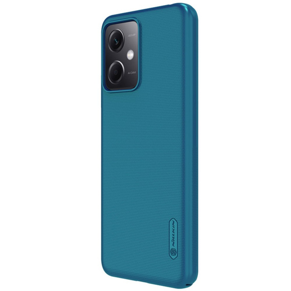 NILLKIN θήκη για Xiaomi Redmi Note 12 5G / POCO X5 5G, θήκη Super Frosted Shield, μπλε