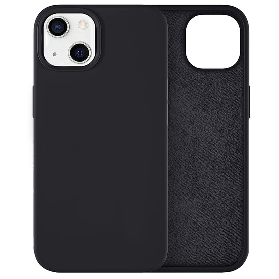Θήκη για iPhone 14 Plus, Silicone Lite, μαύρη