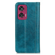 θήκη με πτερύγιο για Motorola Edge 50 Fusion 5G, Split Leather, πράσινη