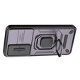 Θήκη για Samsung Galaxy S24, KickStand Camera Lens, μωβ