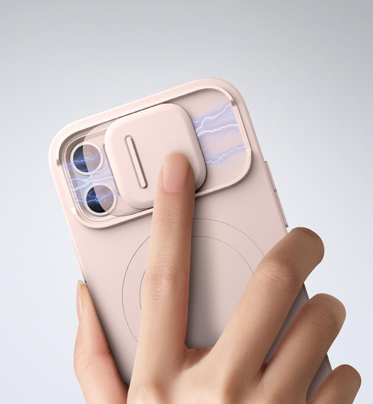Θήκη για iPhone 12 / 12 Pro, Suritch Shockproof, για MagSafe, ροζ