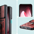 Θήκη για Oppo Reno 13 Pro, CamShield Slide, κόκκινη