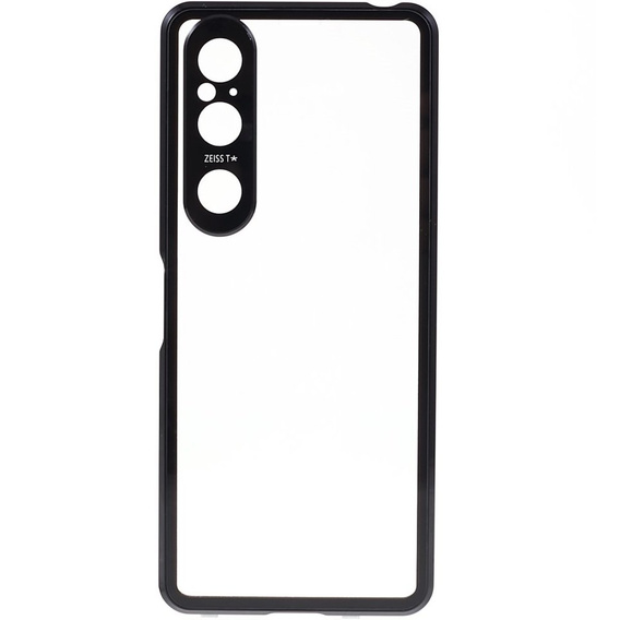 θήκη για το Sony Xperia 1 V, Magnetic Dual Glass, μαύρη