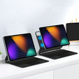 Η θήκη πληκτρολογίου για το Xiaomi Pad 7 / 7 Pro, Μαγνητικό πληκτρολόγιο Touchpad, μαύρο
