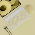 Θήκη + πληκτρολόγιο Apple iPad Pro 11" 5 gen. 2024, Leather Pen Slot TouchPad, μαύρη