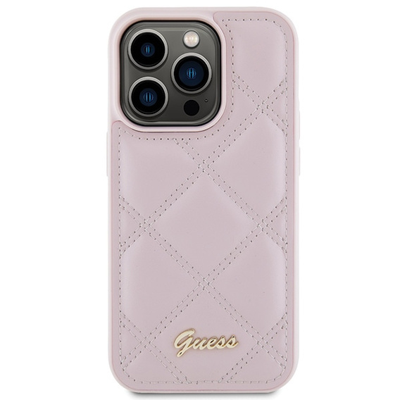 Θήκη Guess Quilted Metal Logo για iPhone 15 Pro
