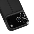 Θήκη Dux Ducis για iPhone 17 Pro, Skin Pro, με πτερύγιο, με υποδοχή για κάρτες, μαύρο