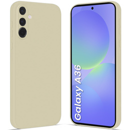 Θήκη για Samsung Galaxy A36 5G, Silicone Lite, μπεζ