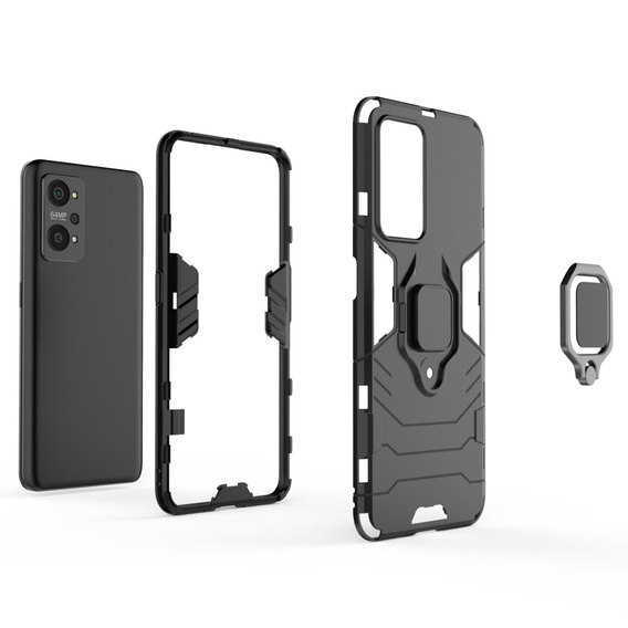 Θήκη για Realme GT 2 5G / GT Neo 2 / GT Neo 3T, Kickstand Ring, μπλε