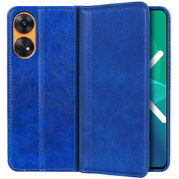 θήκη με πτερύγιο για Oppo Reno8 T, Split Leather, μπλε