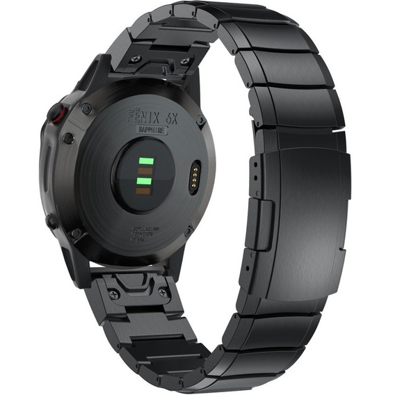 Βραχιόλι για Garmin Fenix 3/3HR/5X/6X/6X/6X PRO/7X, Μαύρο