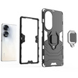 Θήκη για Honor 70 5G, Kickstand Ring, μαύρη