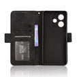 Θήκη με πτερύγιο για Oppo A40 / Oppo A40m, Card Slot, μαύρη