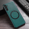 Θήκη για Samsung Galaxy A34 5G, Leather Hybrid MagSafe, πράσινη