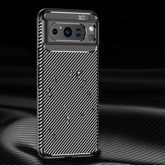 Θήκη για Google Pixel 8 Pro, Carbon Gel, μαύρη