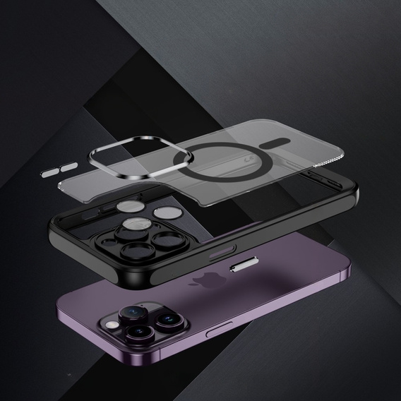 Θήκη για iPhone 14 Pro Max, ERBORD Impact Guard, MagSafe, μαύρη