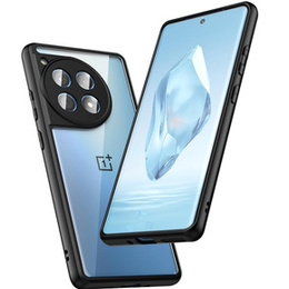 Θήκη για OnePlus 12 5G, Fusion Hybrid, με προστασία κάμερας, διαφανής / μαύρη