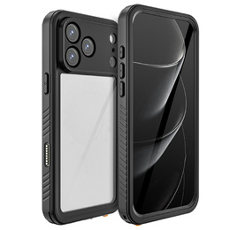 Θήκη για iPhone 17 Pro Max, αδιάβροχη IP68 Redpepper, μαύρο