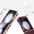 Θωρακισμένη θήκη για Samsung Galaxy Z Flip7 FE / Z Flip6, Armor Shockproof, μπορντό