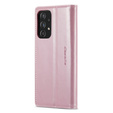 θήκη CASEME για Samsung Galaxy A33 5G, Waxy Textured, ροζ
