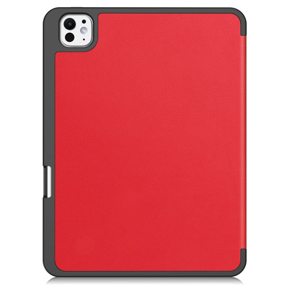 Θήκη για iPad Pro 11" 2024 (5 gen.), Smartcase με χώρο για γραφίδα, κόκκινη