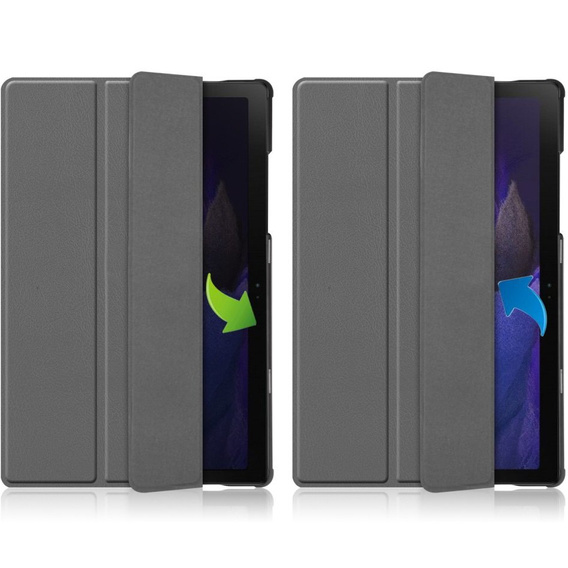 Θήκη για Samsung Galaxy Tab A8 10.5 SM-X200 SM-X205, Smartcase, γκρι