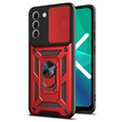 Θήκη για Samsung Galaxy S22 Plus, CamShield Slide, κόκκινο