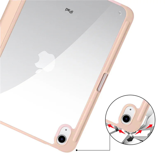 Θήκη για iPad 10.9 2022 10 Gen, Smartcase Hybrid, με χώρο για γραφίδα, ροζ