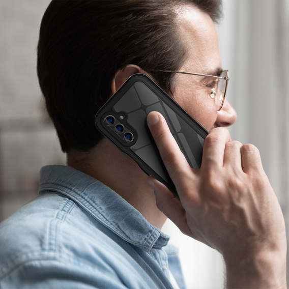 Αδιάβροχη θήκη IP68 για Samsung Galaxy A15 5G, Redpepper, μαύρη