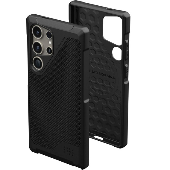 Urban Armor Gear Θήκη για Samsung Galaxy S24 Ultra, Metropolis LT MagSafe Kevlar, μαύρη