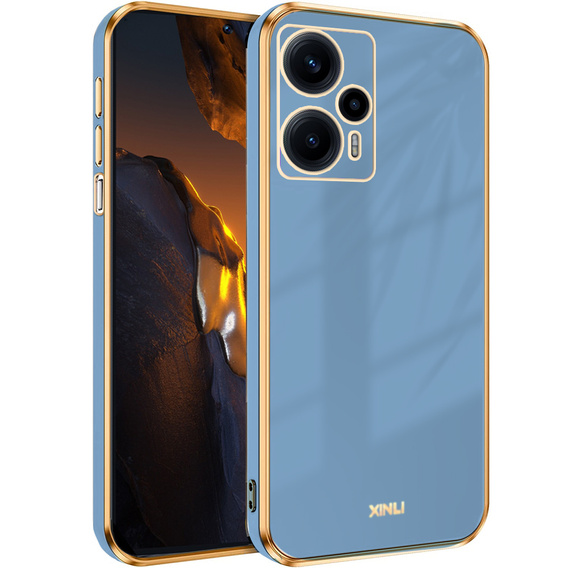 Θήκη για Xiaomi Poco F5, Glamour CamShield, μπλε