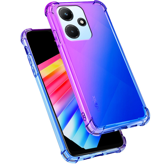 θήκη για το Infinix Hot 30i, Gradient Dropproof, Μωβ / μπλε