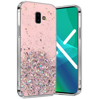 Θήκη για Samsung Galaxy J6 Plus, Glittery, ροζ