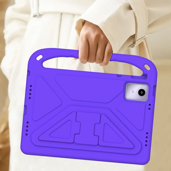 Παιδική θήκη για Lenovo Tab M11, παιδική θήκη με λαβή, μωβ