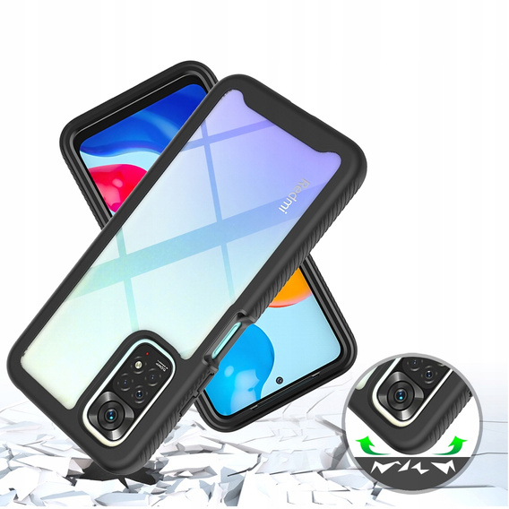 Θήκη για Xiaomi Redmi Note 11 Pro / Pro 4G, Shockproof, με μεμβράνη, μπλε