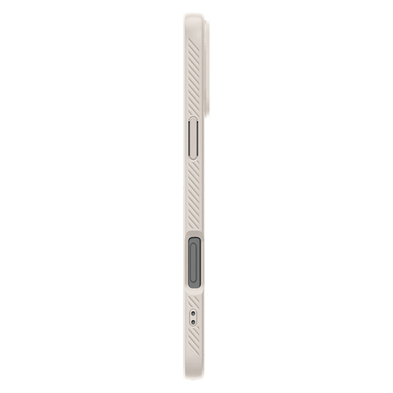 θήκη Spigen για iPhone 16 Pro, Liquid Air, τιτάνιο + μετριασμένο γυαλί 9H