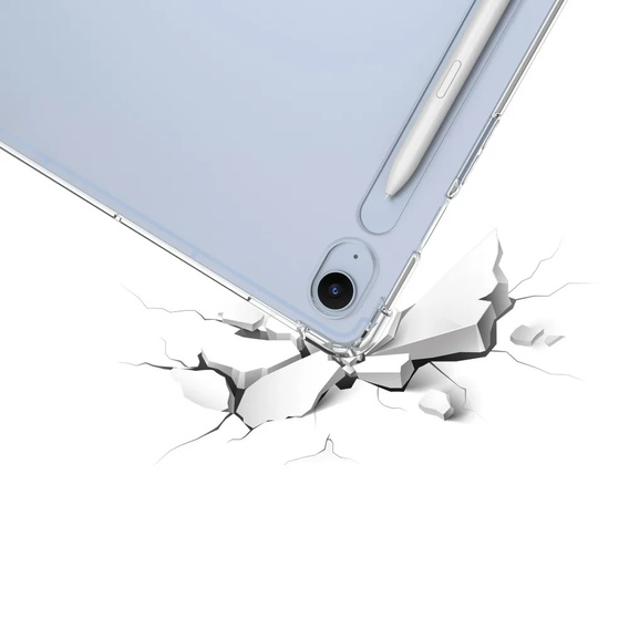 Θήκη για Samsung Galaxy Tab S10 FE+ Plus, σιλικόνη, διαφανής