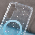 θήκη για Samsung Galaxy S24, Glittery, για MagSafe, μπλε