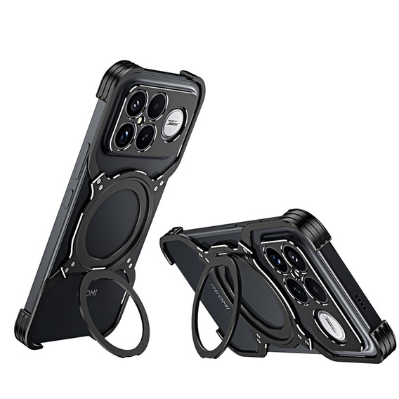 Μεταλλική θήκη με μαγνήτη και βάση για Xiaomi Poco F8 Ultra