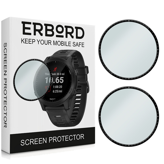 2x υβριδικό γυαλί ERBORD για Garmin Forerunner 945