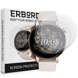 3x Φύλλο υδρογέλης ERBORD για Huawei Watch GT 3 42mm