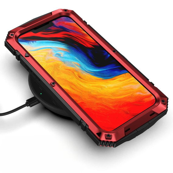 Θωρακισμένη θήκη για iPhone 14, R-JUST, κόκκινη