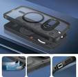 Θήκη για Nothing Phone 3A, για MagSafe, ERBORD Μatt Case, μαύρη