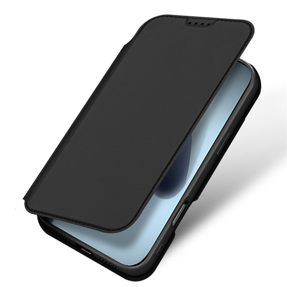 Θήκη Dux Ducis για iPhone 17 Pro, Skin Pro, με πτερύγιο, με υποδοχή για κάρτες, μαύρο