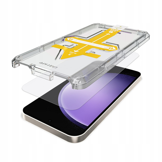 2x Μετριασμένο γυαλί για Samsung Galaxy S23 FE, ERBORD 9H Easy App