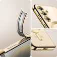 Θήκη για Samsung Galaxy S23 FE, Electro MagSafe, χρυσή + Γυαλί για την οθόνη